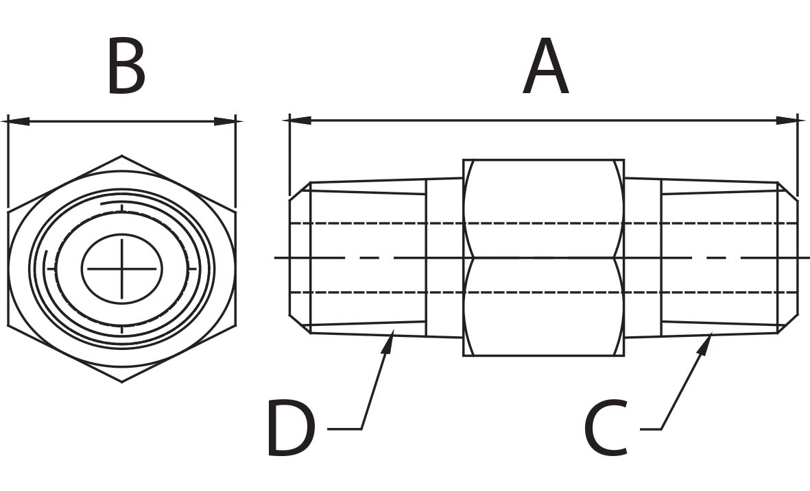 ADAPTER 3/8"NPT UTV x 2 - Bild 2