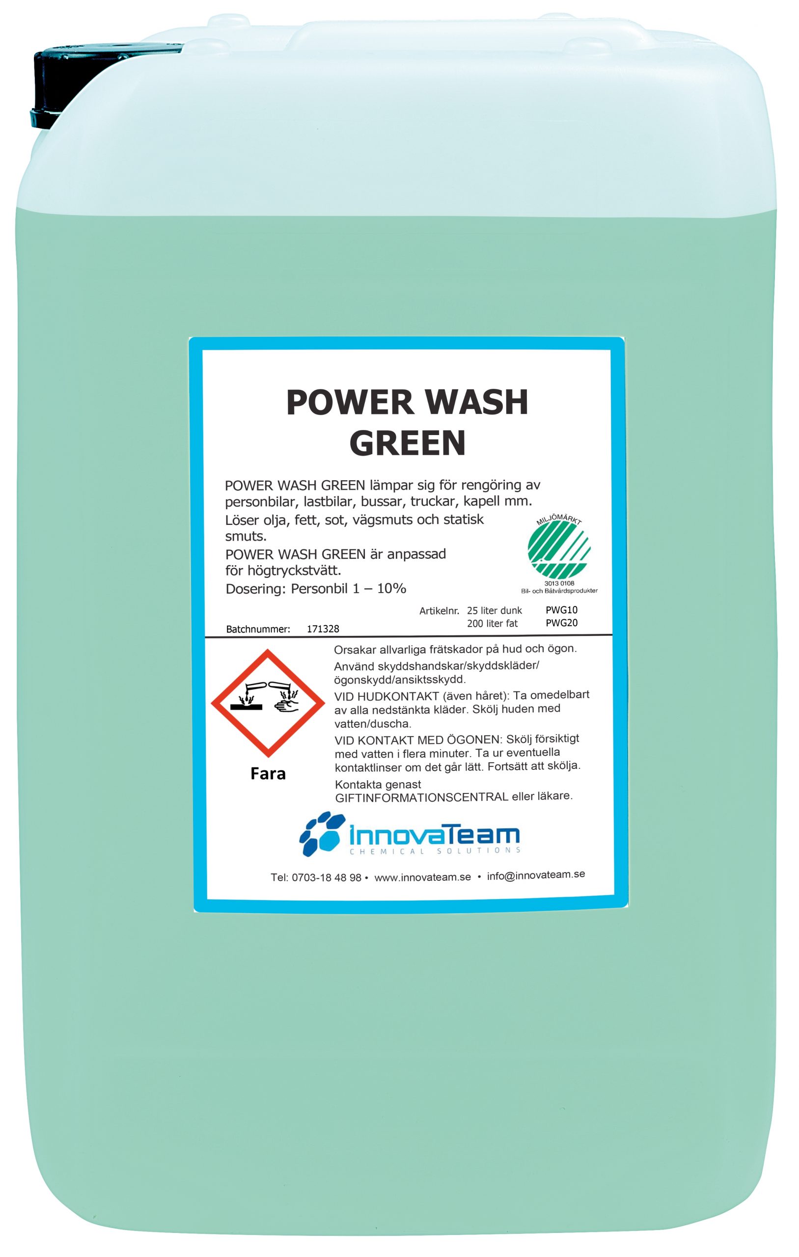 powerwash green 25l fordonstvätt 25 liter