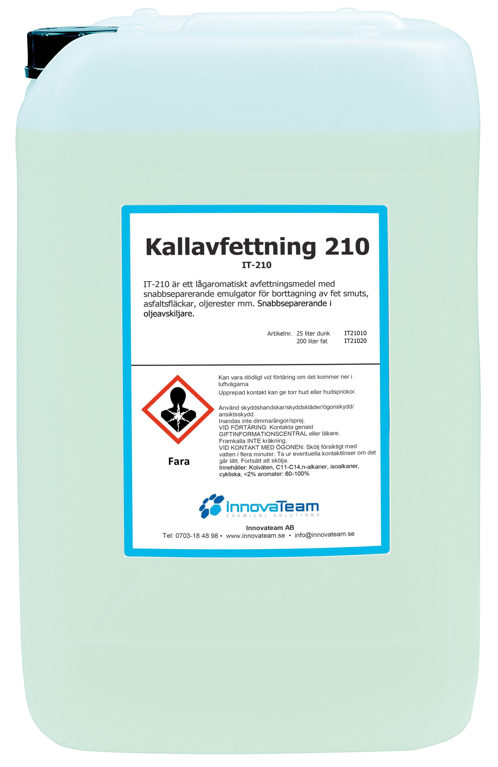 kallavfettning 210 25l