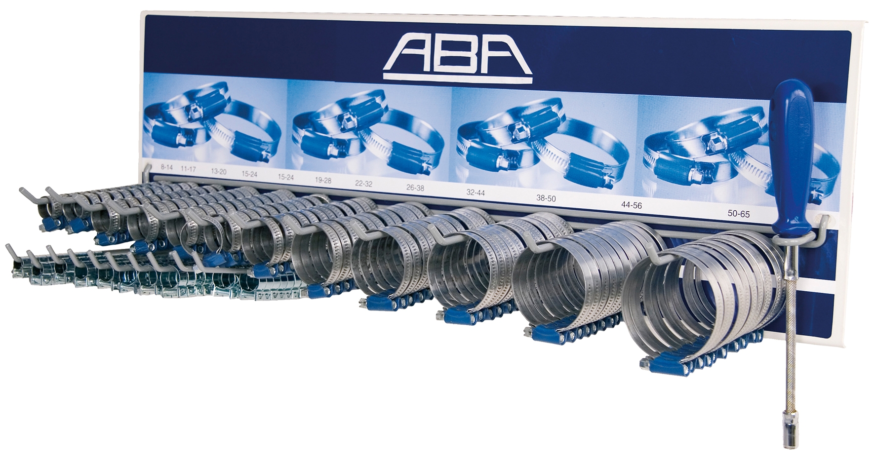 aba väggstativ nr:244 kompl m klämmor o mejsel