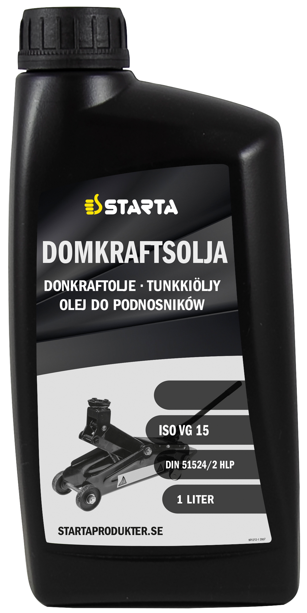 olja för domkraft & pressar 1l tryckolja vg 15