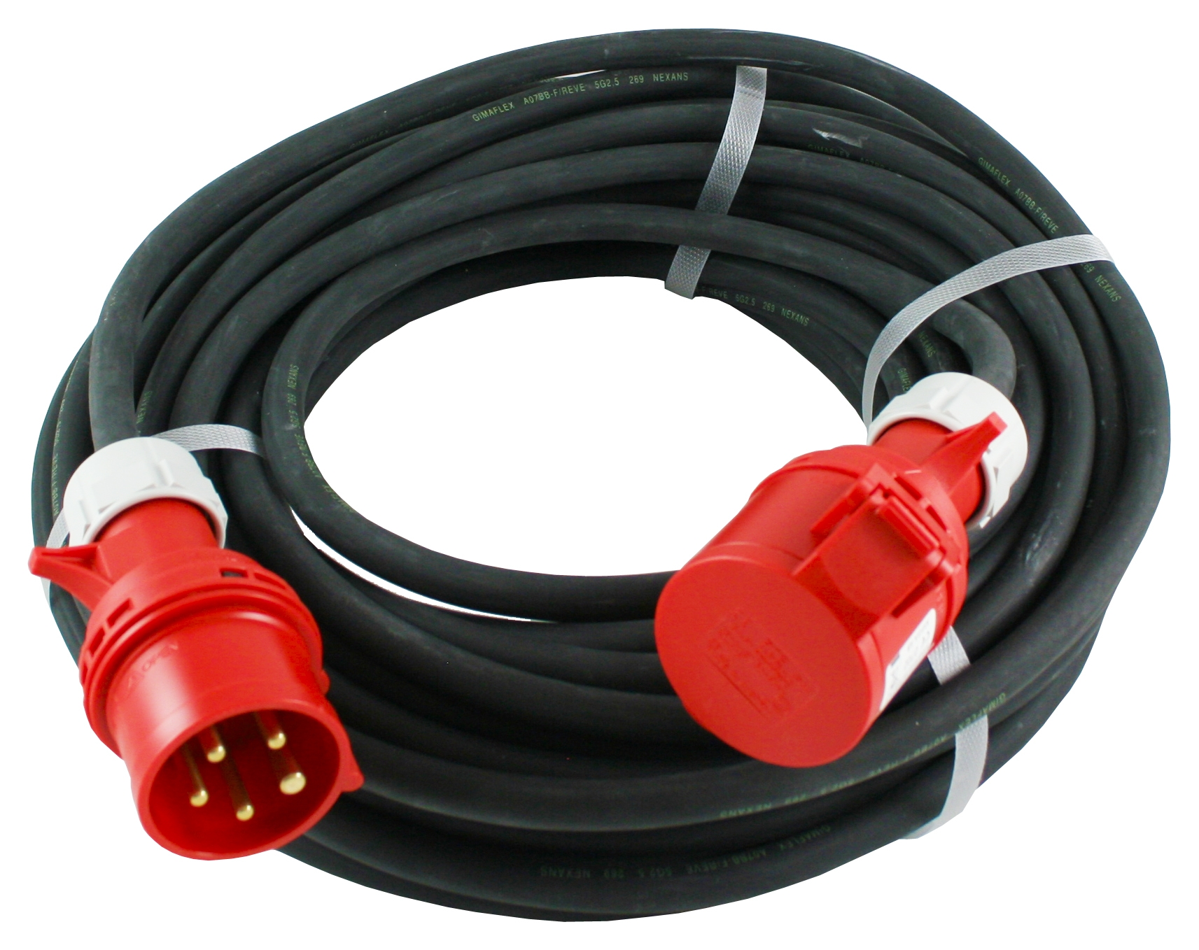 motorkabel 3,5 m 5×2,5 3-fas h07rm-f 5g2,5