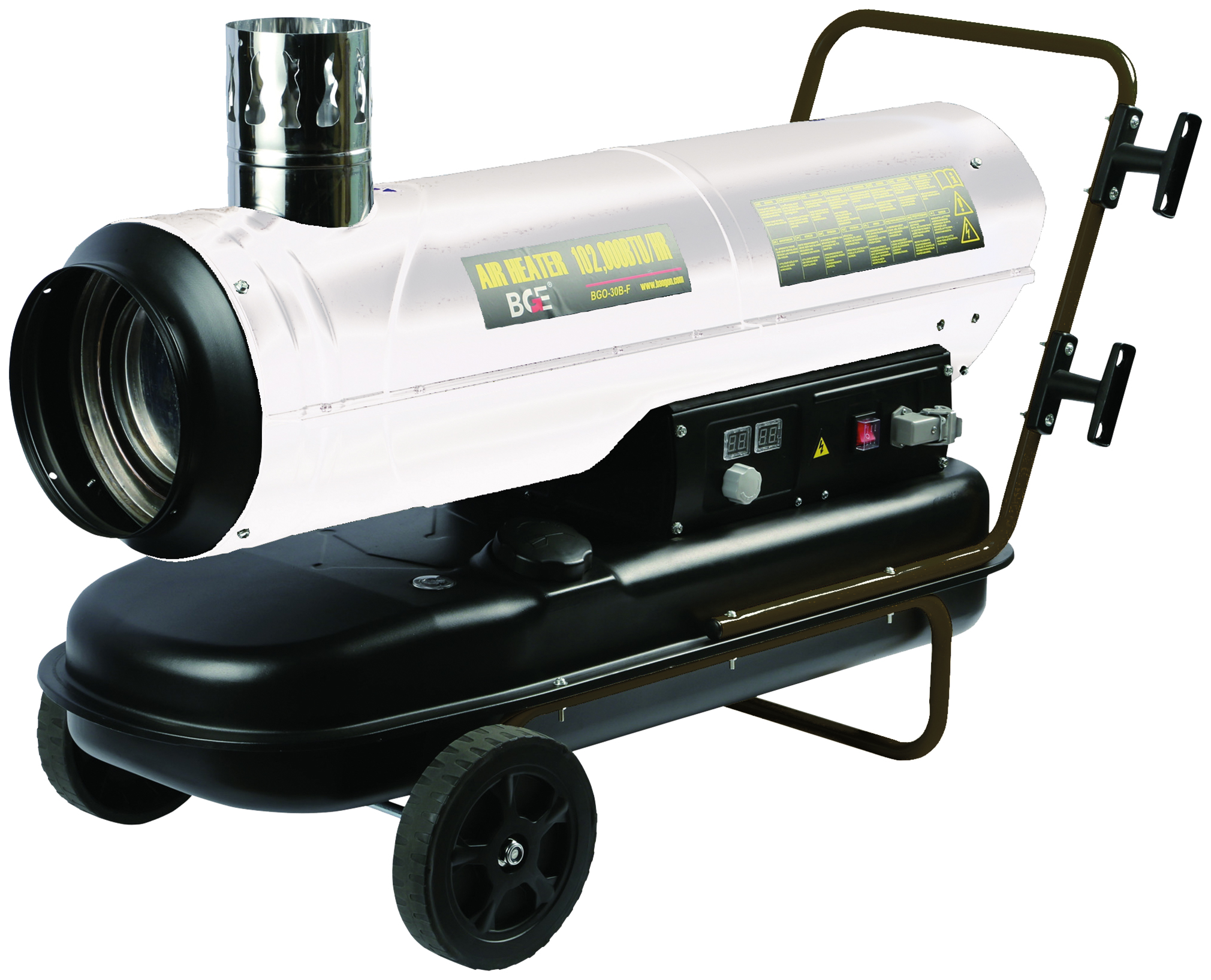 DIESELKANON 30KW MED SKORSTEN