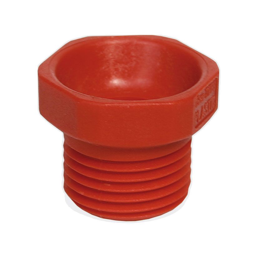 munstycksmutter röd pvc