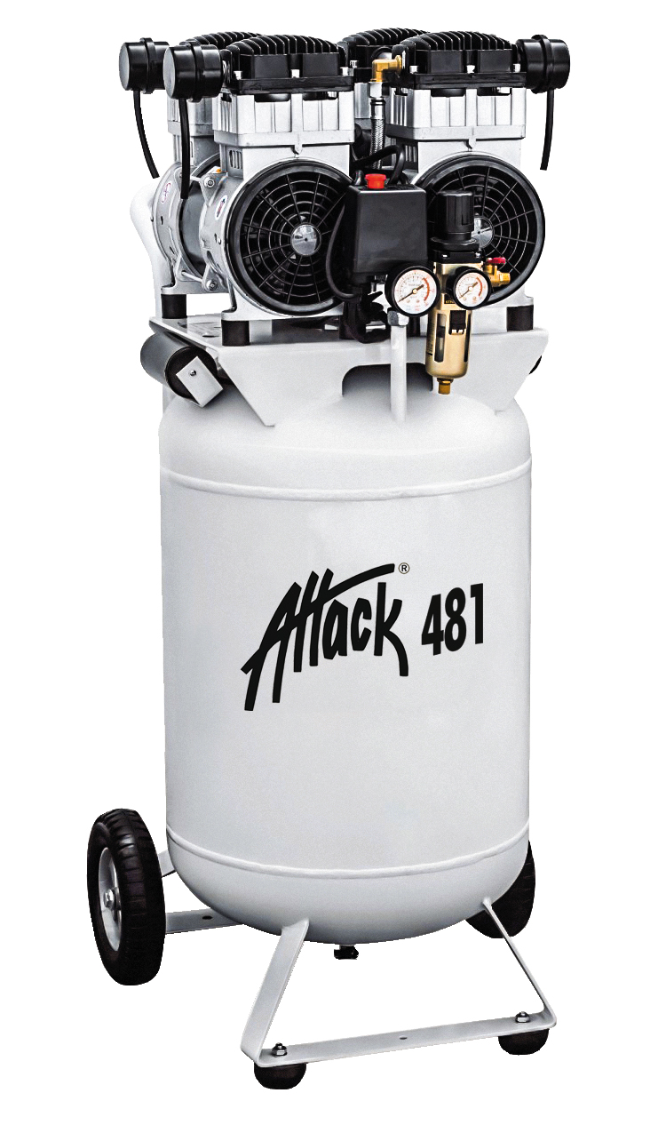 KOMPRESSOR ATTACK 481 4HK 90L 10BAR OLJEFRI HJULBUREN