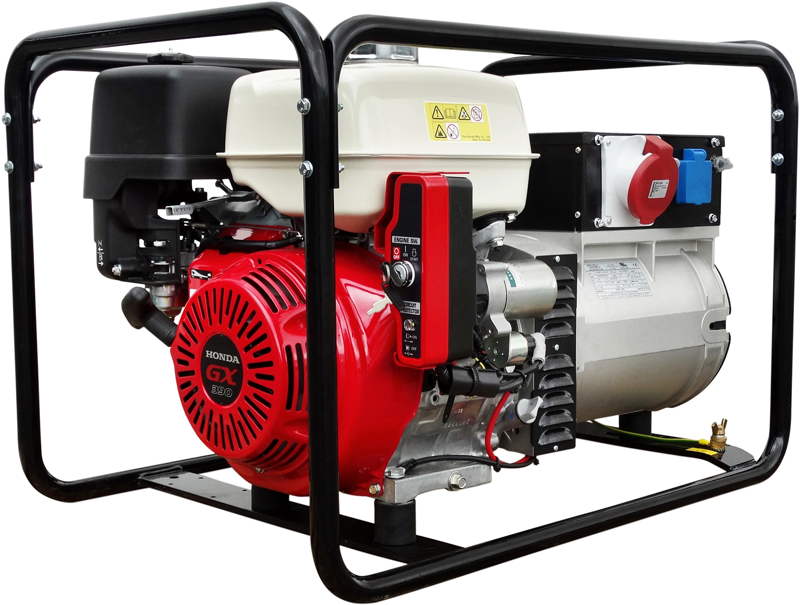 ELVERK AH-850 8,5KVA ELSTART ENFAS TREFAS