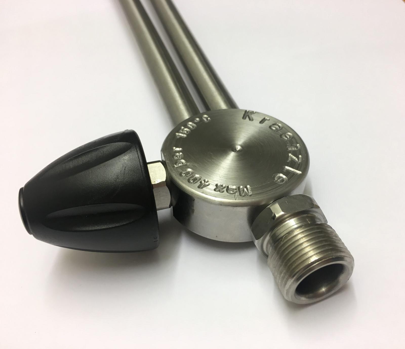 DUBBELT SPOLRÖR TOPPVENTIL RF M22 660MM - Bild 5